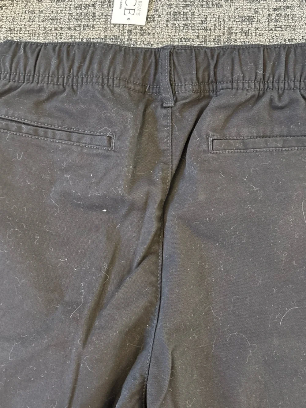 Straight-Leg Boys’ Chino Pants in Black
